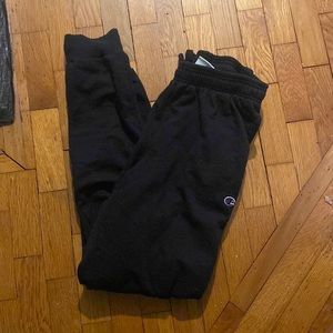Black champion joggers
